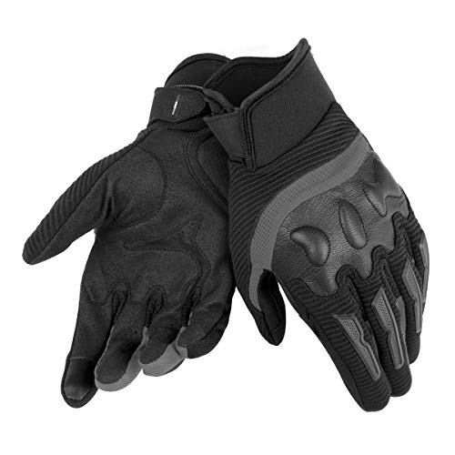 Dainese-AIR FRAME UNISEX Guantes, Negro/Negro, Talla XXXS