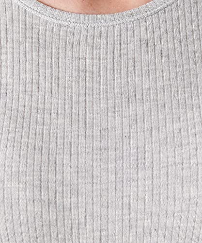 Damart tee Shirt Manches Longues. Camiseta térmica, Gris (Gris Chine 56680/11011/), 46 (Talla del Fabricante: Large) para Mujer