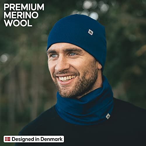 DANISH ENDURANCE Merino Ridge Beanie One Size Navy 1-Pack