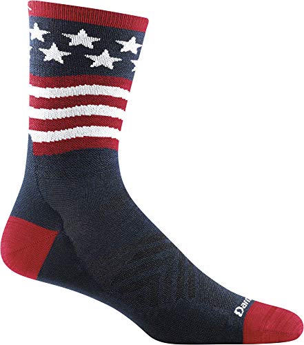 Darn Tough Run Patriot Micro Crew Ultra-Lightweight Stars And Stripes