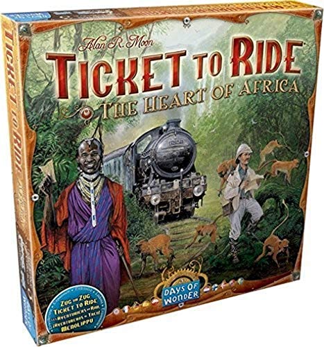 Days of Wonder-Ticket to Ride: Heart of Africa Map Collection Volume 3-Juego de Mesa Vol 3 DW720117 , color/modelo surtido