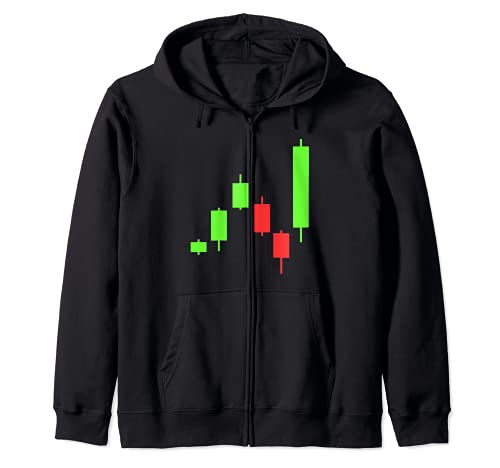 Daytrading Mercados de valores Candelabro para comerciantes Sudadera con Capucha