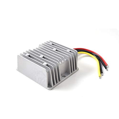 DC 5V a 12V Step Up Converter 10A 120W Paso hasta Transformador Corriente Regulador Impermeable Voltaje Adaptador para Coche Vehículo Barco Moto Stereo Radio Solar Sistema (Aceptar Entradas DC 5-11V)