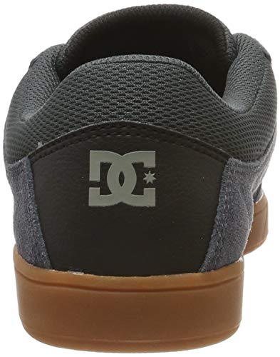 DC Shoes (DCSHI) Crisis-Low-Top Shoes for Men, Zapatillas de Skateboard Hombre, Charcoal, 38 EU