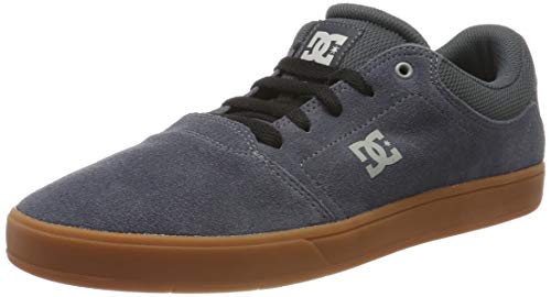 DC Shoes (DCSHI) Crisis-Low-Top Shoes for Men, Zapatillas de Skateboard Hombre, Charcoal, 38 EU