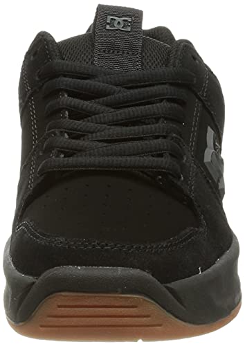 DC Shoes Lynx Zero-Leather Shoes, Zapatillas Hombre, Negro, 46 EU