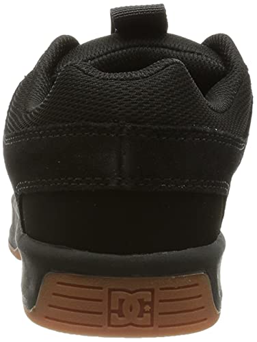 DC Shoes Lynx Zero-Leather Shoes, Zapatillas Hombre, Negro, 46 EU