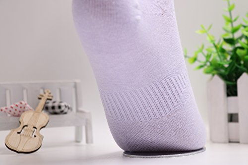 DEBAIJIA 8 Pares Calcetines Cortos Calcetines de Tobilleros Barco Casual Para Mujer Algodón Rico Deporte Gimnasio Transpirable Durable Cómodo