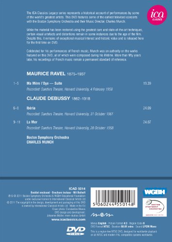 Debussy / Ravel - Charles Munch [Reino Unido] [DVD]