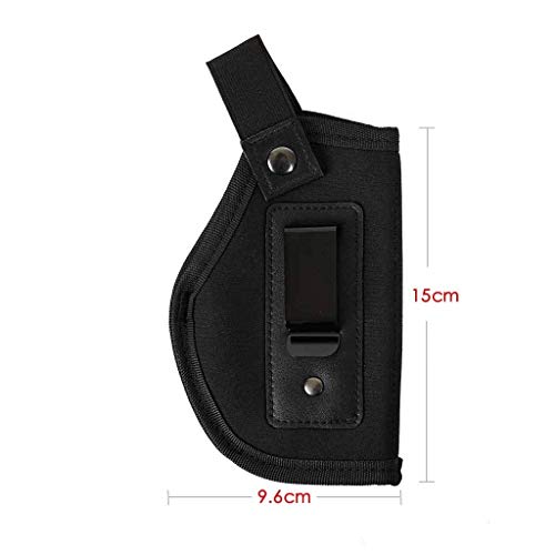 DecoDeco Inside Waistband Holster se Ajusta a M & P Shield 9 mm.40.45 Auto/Glock 26, 27, 29, 30, 39, 28, 33, 36, 43 / Ruger LC9 Pistola compactas Oculta Carcasa IWB