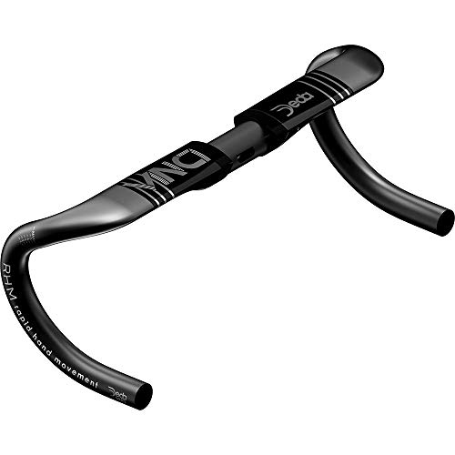 Deda Manillar Vinci Carbono 400 mm Mate, Adultos Unisex, Negro (Negro), Talla Única