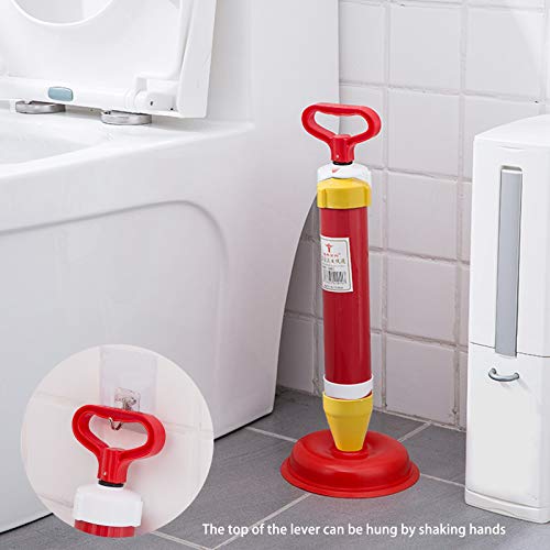 Demason Desatascador Émbolo de Inodoro, Desatascador de Tuberias para Fregadero Lavabo Bañera, Toilet Émbolo Aire, Desatascador Fregadero, Desatascador Ventosa de Alta Presión, Desatascador de Desagüe