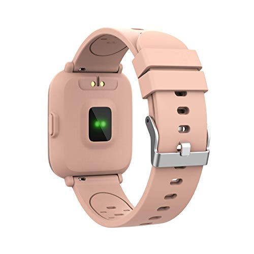 Denver Reloj Inteligente SW-161ROSE Bluetooth. Monitor Actividad Deportiva. Sensor de frecuencia cardíaca. Impermeable. Muestra notificaciones Desde el móvil. Compatible iOS y Android.