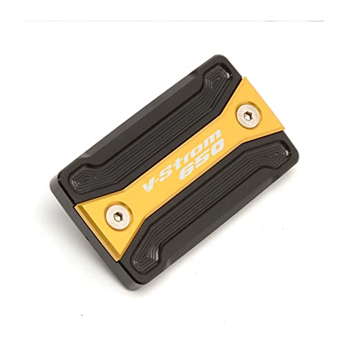 Depósito Líquido Delantero Tapa De La Cubierta del Depósito Principal del Cilindro De Líquido De Frenos para SUZU-KI VStrom 650 DL650 V-Strom 650 / XT 2004-2020 2021 (Color : Gold)