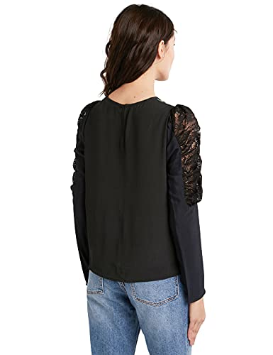 Desigual Blus_kamirow, Negro, S para Mujer