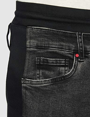 Desigual Denim_Peter Pantalones Cortos, Negro, 38 para Hombre