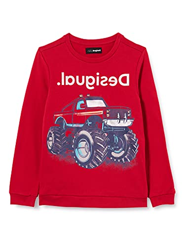 Desigual Sweat_Abeto Sudadera, Rojo, 11-12 Años para Niños