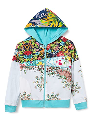 Desigual Sweat_Artemis Sudadera, White, 5/6/2020 para Niñas