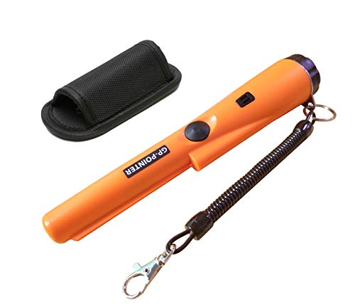 Detector de Metales Pinpointer Sonda de búsqueda de Alta precisión Pinpointing Impermeable de Mano Tesoro de Caza de recompensas (Naranja)