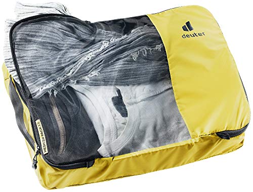 Deuter Mesh Zip Pack 10 Bolsa de Equipaje, Unisex-Adult, Turmeric-Black, 10 L