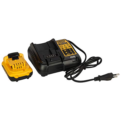 Dewalt DCE089D1G-QW DCE089D1G-QW-Láser autonivelante de 3 lineas de 360º-Incluye batería DW 10,8V Litio-Verde, Negro/Amarillo, 1, Set de 2 Piezas