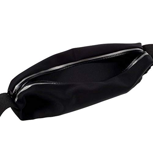 DFV mobile - Funda Reflectante con Pantalla Táctil Impermeable Riñonera Deportiva para Correr Andar Senderismo Running para Samsung Galaxy Z Fold3 (2021) - Negra