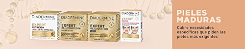 Diadermine - Expert Nutrición Crema de día facial, 50ml, con 30 nutrientes vitales: nutre, repara y fortalece, Cuidado para pieles maduras