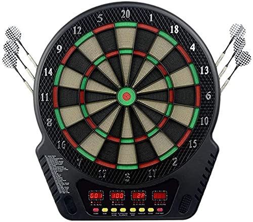 Diana electrónica de Dardos Dartboard electrónico, Juegos de interiores Placa de DART electrónica profesional con 23 categorías principales de juegos y 243 subcategorías de juegos, for regalos de Offi