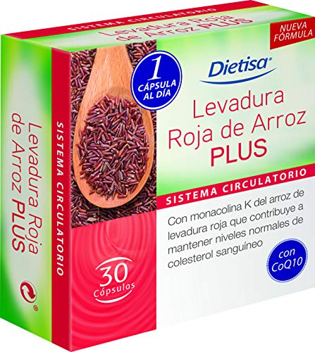 Dielisa - Levadura Roja de Arroz Plus - 30 cápsulas