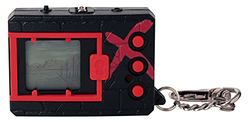 Digimon-Bandai DigimonX (Negro y Rojo) – Virtual Monster Pet por Tamagotchi, Color Rojo & Negro 41921NP