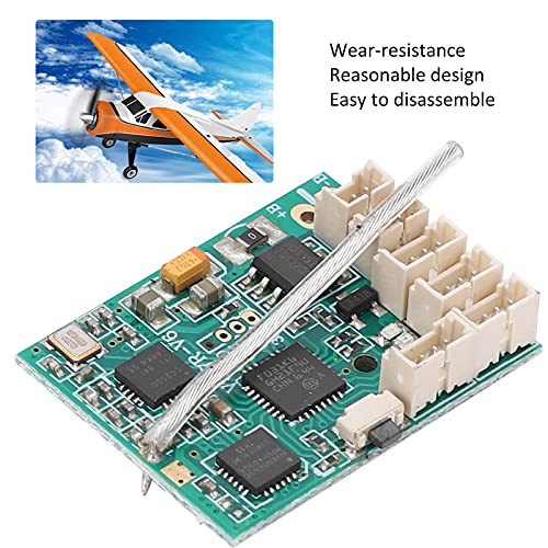 Dilwe Placa receptora RC, Placa receptora de avión RC Compatible con Wltoys XK A600.015 Placa receptora para XK A600 Pieza de Accesorio de avión RC de ala Fija