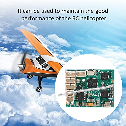 Dilwe Placa receptora RC, Placa receptora de avión RC Compatible con Wltoys XK A600.015 Placa receptora para XK A600 Pieza de Accesorio de avión RC de ala Fija