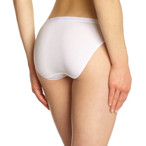 Dim Les Pocket de algodón Braguita, Multicolore (Noir/Blanc/Gris), Talla Francesa: FR : 38 (Taille Fabricant : 36/38) (Pack de 3) para Mujer