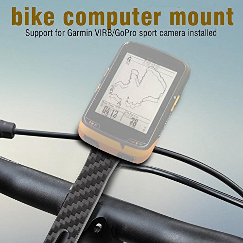 Dioche Kit de Soporte para Montaje en Bicicleta, Road Bike/Cycling Computer Holder Handlebar Stem Integrado para Garmin y La Serie Bryton, 16.3 x 4cm (#2)