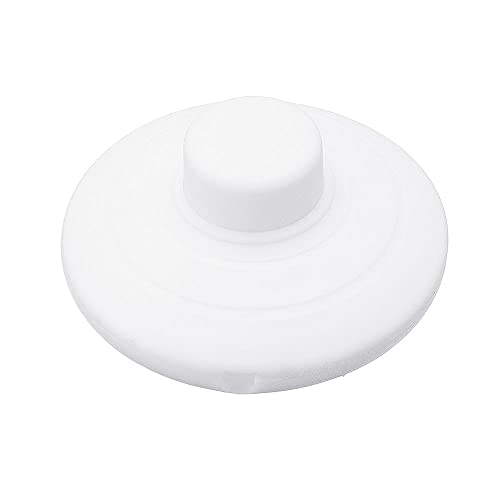 DIRIGIÓ Bombilla AC110-220V 3A Pedal Push Push Push Inline On-Off Control Botón de luz Interruptor for DIRIGIÓ Lámpara Seguro y a Salvo (Color : White)