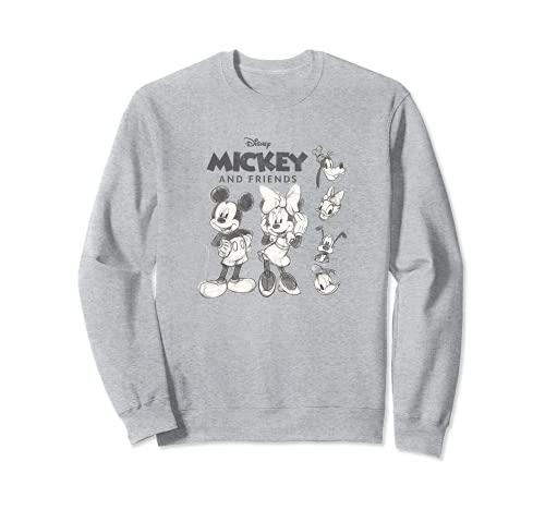 Disney Mickey And Friends Sketches Logo Sudadera