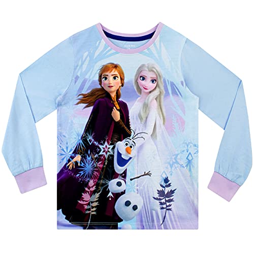 Disney Pijamas para Niñas Frozen Azul 3-4 Años