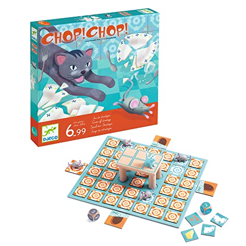 Djeco- Juegos de acción y reflejosJuegos educativosDJECOJuego Chop, Multicolor (15)