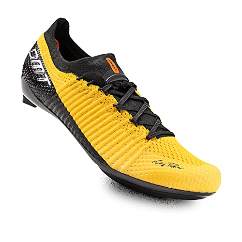 DMT KR1 KR TDF Limited Edition - Zapatillas de ciclismo de carretera, color negro y amarillo, color Amarillo, talla 40 2/3 EU