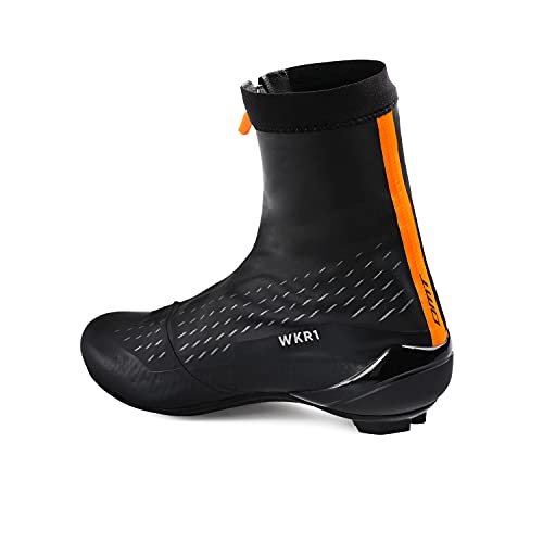 DMT WKR1 - Zapatillas de ciclismo para invierno, color negro y naranja, naranja negro, 46 EU