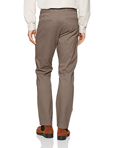 Dockers ALPHA ORIGINAL KHAKI SLIM, Pantalones para Hombre, Marrón (Dark Pebble 0433), 36W/32L