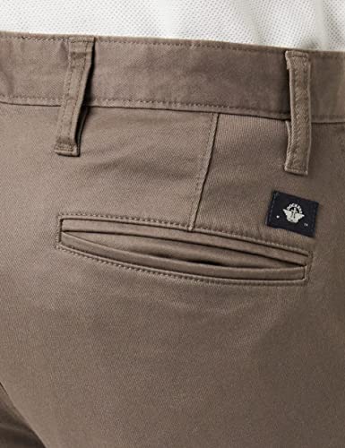 Dockers ALPHA ORIGINAL KHAKI SLIM, Pantalones para Hombre, Marrón (Dark Pebble 0433), 36W/32L