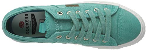 Dockers by Gerli 40th201-790640, Zapatillas Mujer, Turquesa (Türkis 640), 38 EU