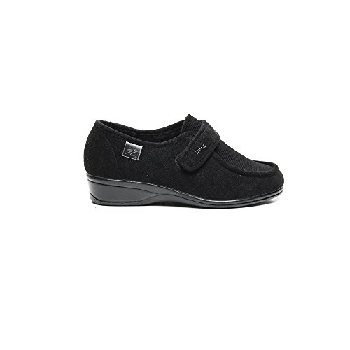 Doctor Cutillas 771 - Zapato Velcro Licra Negro mujer, color negro, talla 38