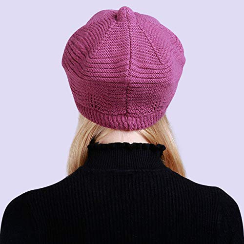 DORRISO Moda Mujer Gorra Boina Primavera Otoño Invierno Viajar Vacaciones Compras Ocio Respirable Beret Gorra de Boina Calentar Lana