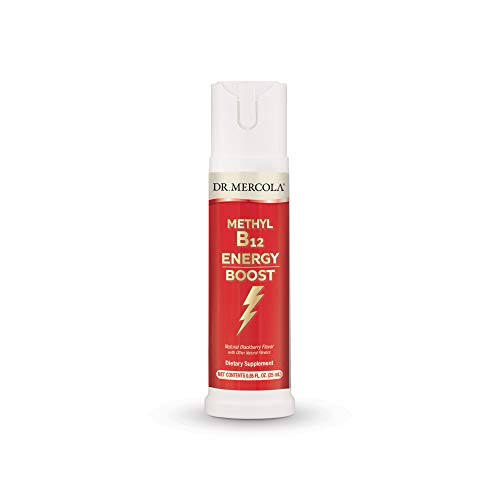 Dr Mercola Vitamin B12 Energy Booster (25ml Cherry Flavour)