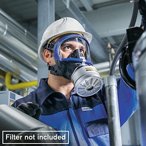 Dräger X-plore 6300 respirador de Cara Completa Hecho de EPDM con conexión estándar Rd40| Máscara útil para Pintura, Barniz, carpintería, Agricultura