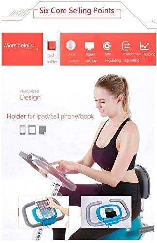 DSHUJC Bicicleta estática Bicicleta giratoria Bicicleta de Ejercicio Vertical para Yoga para Interiores, Home Studio Bicicleta estática para Ejercicios con Pelota de y