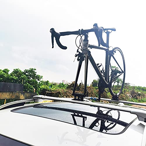 duhe189014 Portabicicletas para Techo De Coche, Juego Portabicis De Ciclismo Bicicletas Ventosa Liberación Rápida Soporte De Bici para Viaje apposite