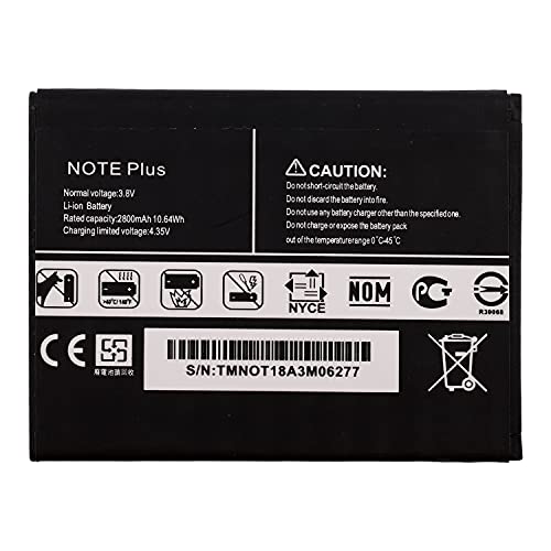 Duotipa Batería de repuesto Cubot Note Plus compatible con Cubot Note Plus Smartphone batería con herramientas